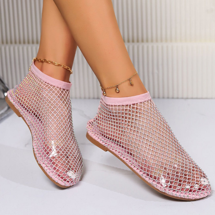 Stella Netted Slip-Ons