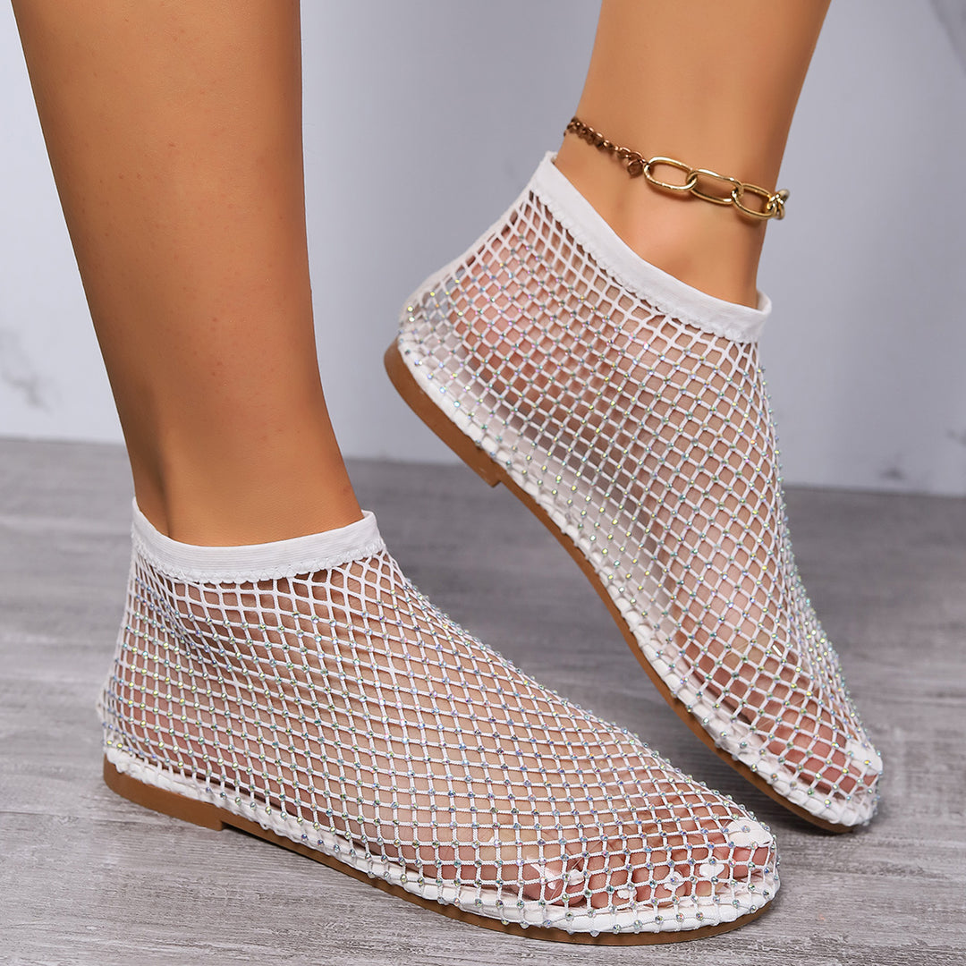 Stella Netted Slip-Ons