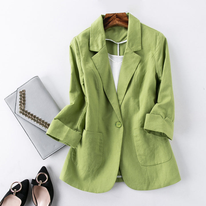 Chelsey Linen Blazer