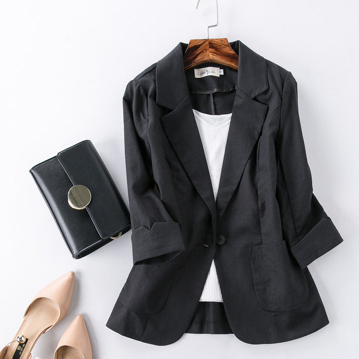 Chelsey Linen Blazer