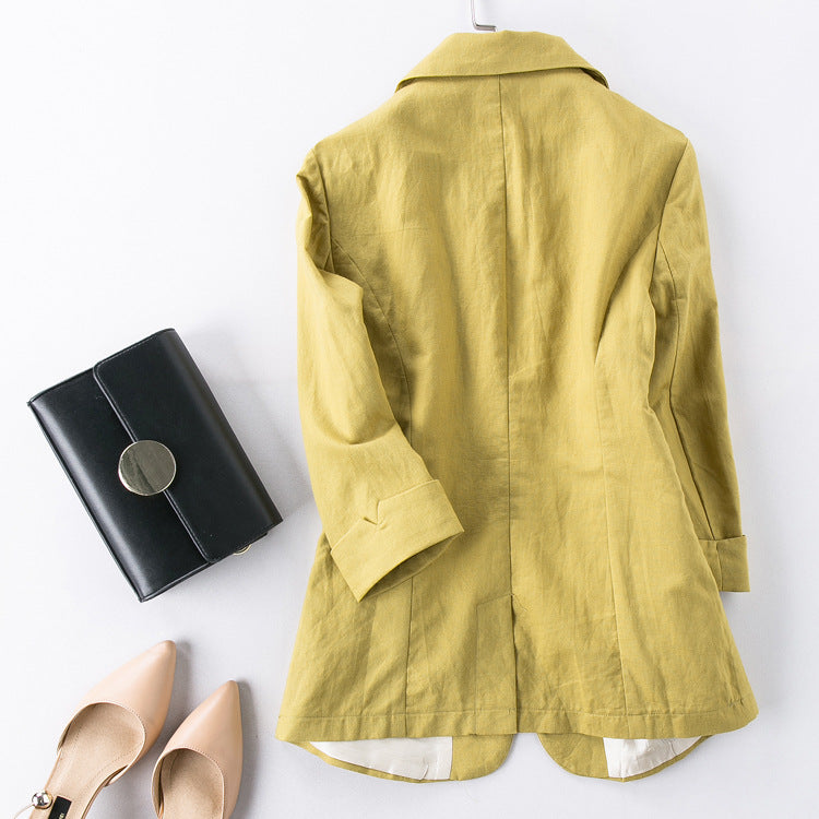 Chelsey Linen Blazer