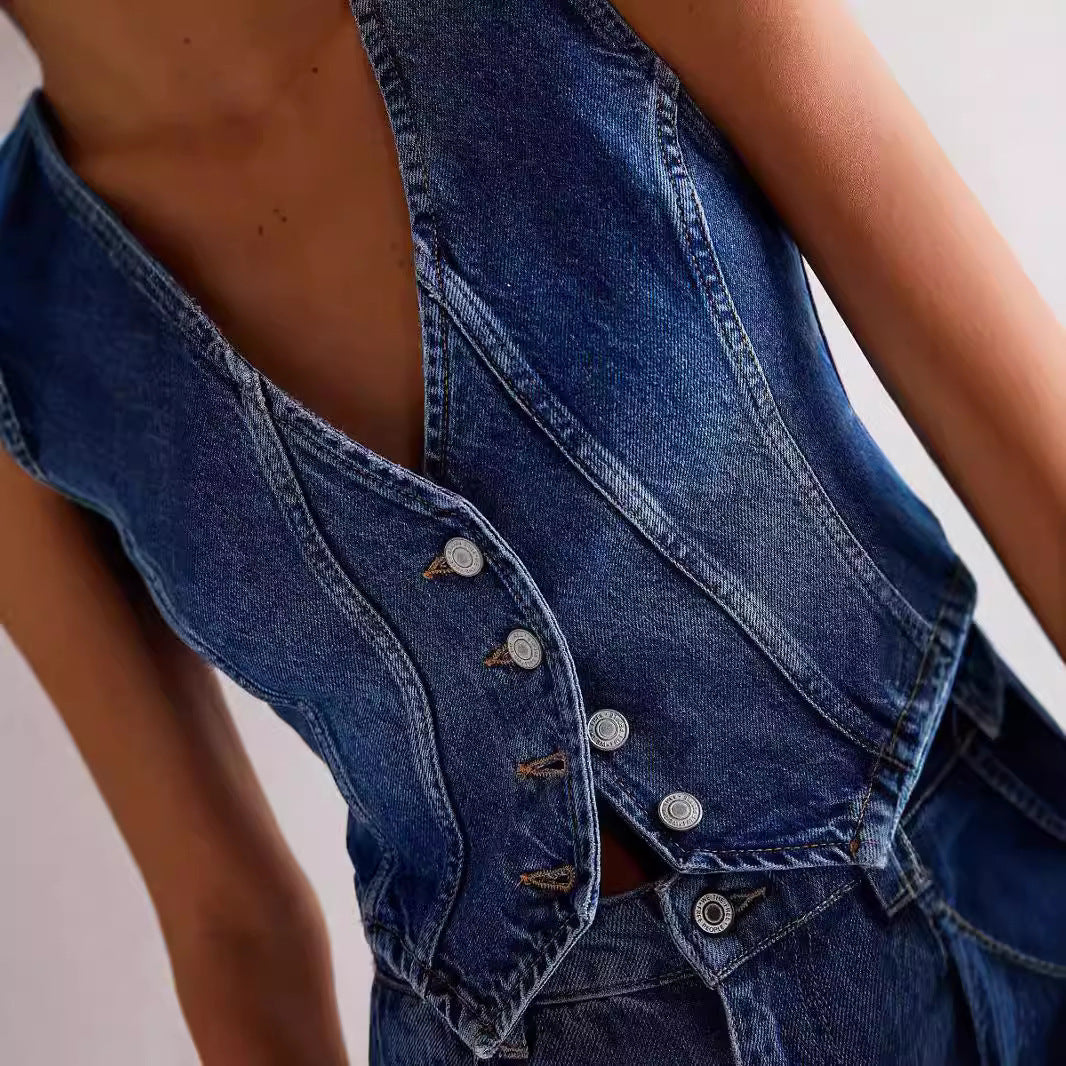 Scarlett Denim Vest