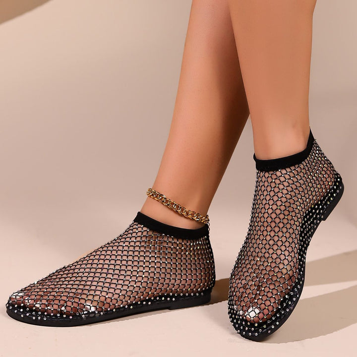 Stella Netted Slip-Ons