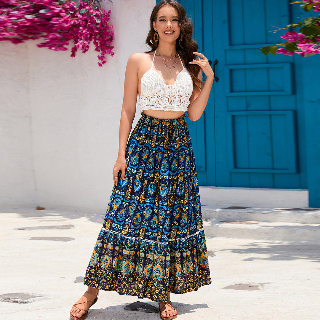 Santorini Sunset Skirt