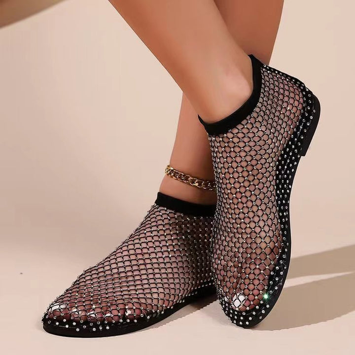 Stella Netted Slip-Ons