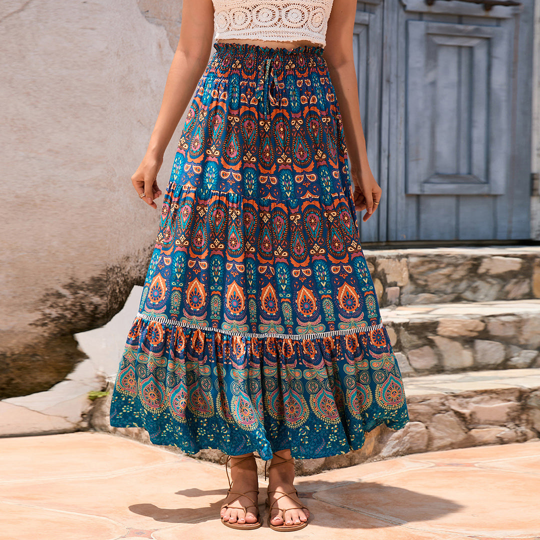Santorini Sunset Skirt